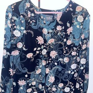 NY & Company colorful blouse